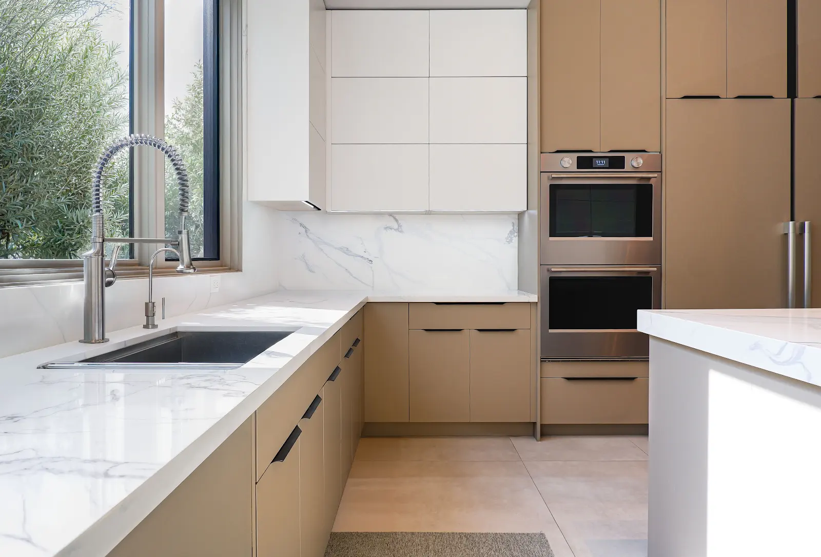 Finished custom kitchen in a Hammer Logic Bel Air residence
